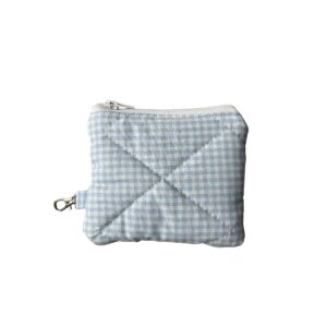 Porte Monnaie - Vichy Bleu
