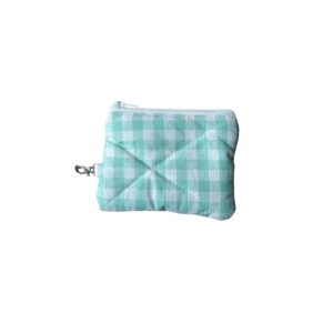 Porte Monnaie - Vichy Turquoise