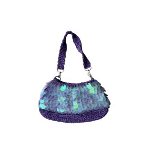 Sac en crochet - Mauve